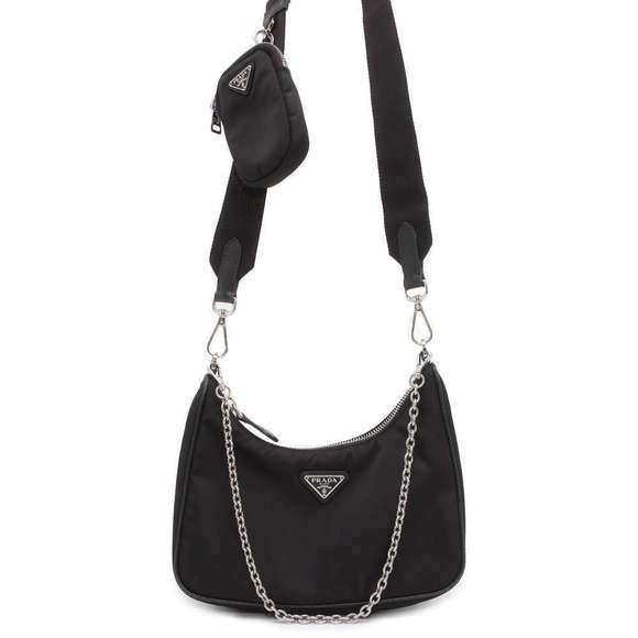 Prada Handbags - Prada Shoulder Bag Re-Edition 2005 Nylon 2way Black